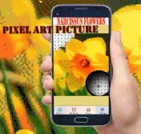 Narcissus Flowers Color By Number-Pixel Art 2020 Screen Shot 0