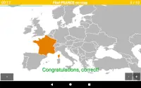 Questionário do Mapa da Europa. Países europeus Screen Shot 7
