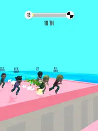 Parkour Jumping Race - عداء متعة 3D سقف Screen Shot 9