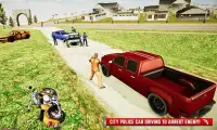 US Police Car Shooter: Crime City Gangster Chase Screen Shot 4