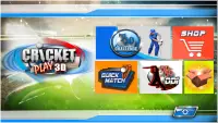 Cricket Chơi 3D: Live The Game Screen Shot 1