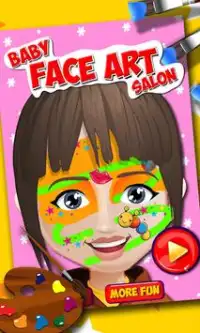 Baby Face Art Christmas Makeup Screen Shot 0