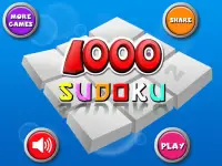 1000 Sudoku Pro Screen Shot 0