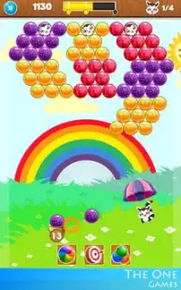 🎠 Bubble Rainbow Shooter PUZZLE FREE Match 3 🎠 Screen Shot 4