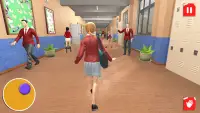 School Girl Life 3D Simulator Screen Shot 0