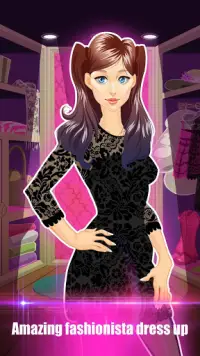 女の子がサロンをドレスアップ - ファッションゲーム Screen Shot 2