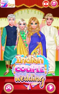 Indie Couple Wedding - Wedding games for girls Screen Shot 2