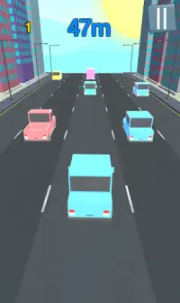 Rushy City: Traffic Dodge Runner Screen Shot 2