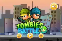Zombies Battle Soldiers Screen Shot 0