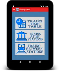 Indian Rail Offline Time Table Screen Shot 7