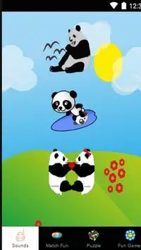Jogos Panda para crianças Screen Shot 2