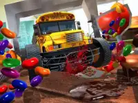 Stunts Bus Sekolah Tinggi: Simulator Games Screen Shot 9