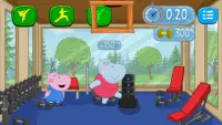 Permainan Kebugaran: Hippo Trainer Screen Shot 5