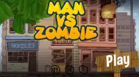 man run vs zombie Screen Shot 4