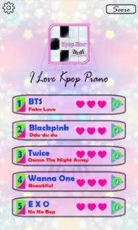 Top Kpop Piano Game ♪♫ Screen Shot 1