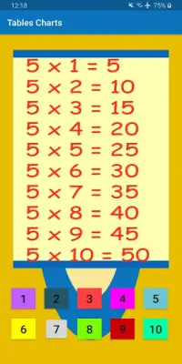 Times Tables Trainer Screen Shot 1