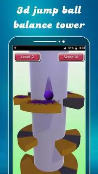 3d Helix Jump Ball – Tower Balance Game Screen Shot 3