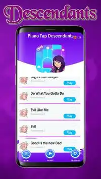 Piano Tap Tiles - Descendants 3 Screen Shot 1