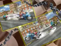 Chained Moto Bike Stunt Racing Screen Shot 9