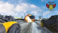 Highway Death Road Racer: Shooting Car Games Screen Shot 1