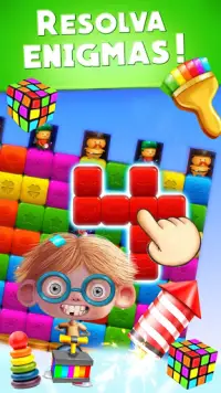 Toy Box Crazy - combine e estale os cubos Screen Shot 1