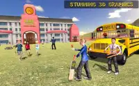 Off Road School Bus: simulador de conducción cuest Screen Shot 14