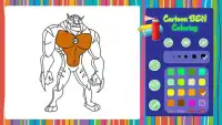 Cartoon Ben 10  - Free Coloring Book Screen Shot 2