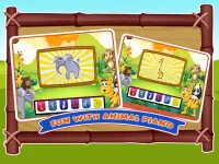 Zoo Animals Sounds Games - Coloring Jigsaw Puzzle Screen Shot 3