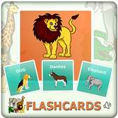 Animals Talking Flashcards for Kids