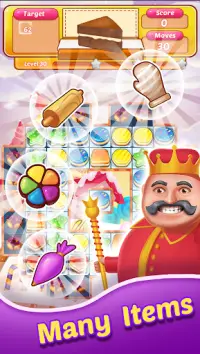 Cookie King Quest: Free Match 3 Games Screen Shot 2