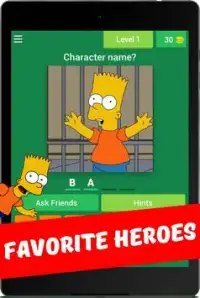 The Simpsons Quiz Screen Shot 0