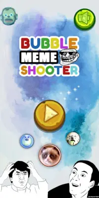 Bubble Meme Shooter - Lanza burbujas Screen Shot 0