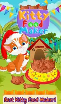 Kitty Thực phẩm Maker Trò chơi nấu ăn 2017 Screen Shot 5