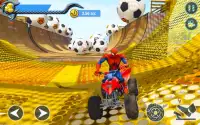 Quatre roues SuperHeroes Quad Bike Racing Screen Shot 2