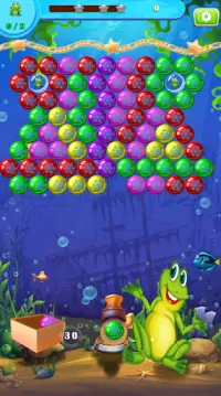 Frog Bubble Shooter Screen Shot 2