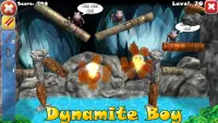 Dinamite boy: jogo de puzzle com peças e bombas Screen Shot 3