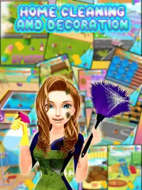 Home Cleaning and Decoration in My Town: Help Her Screen Shot 0