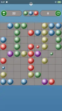 Bola warna - Color Ball Lines classic game Screen Shot 2