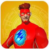 Super Speed Flash Lightning Flash Hero