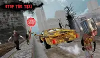 Zombie Taxi Driver Game Dead City Screen Shot 10