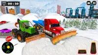 Snow Road Crane Simulator 3D Screen Shot 1