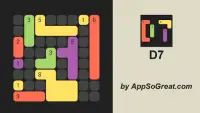 D7: pack the colored Dominoes per 7. Casual game. Screen Shot 7