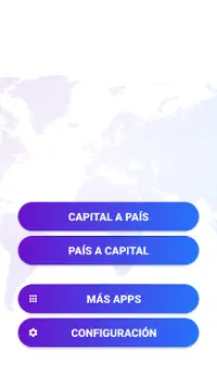 Quiz Capitales del Mundo Juego Screen Shot 1