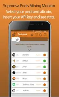 Suprnova Pools Mining Monitor Screen Shot 1
