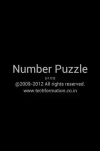 Number Puzzle Screen Shot 0