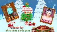 Christmas Girls DressUp Makeup Salon Games Screen Shot 0