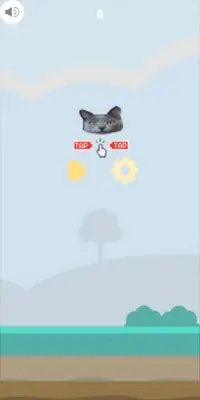 Flappy Tom - Jogo de Gato Divertido Screen Shot 1