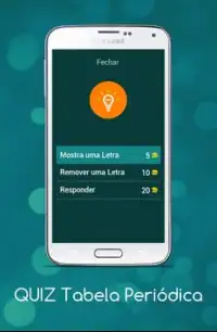 QUIZ Tabela Periódica Screen Shot 4