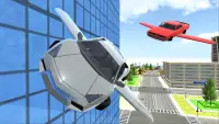 Flying Car City 3D Screen Shot 0