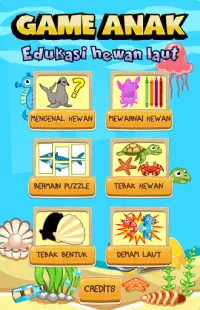 Game Anak Edukasi Hewan Laut Screen Shot 0